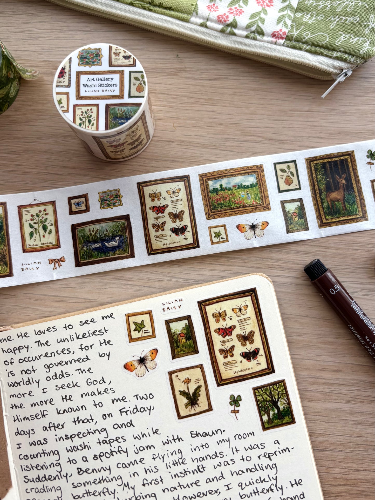 "Art Gallery" Washi Stickers