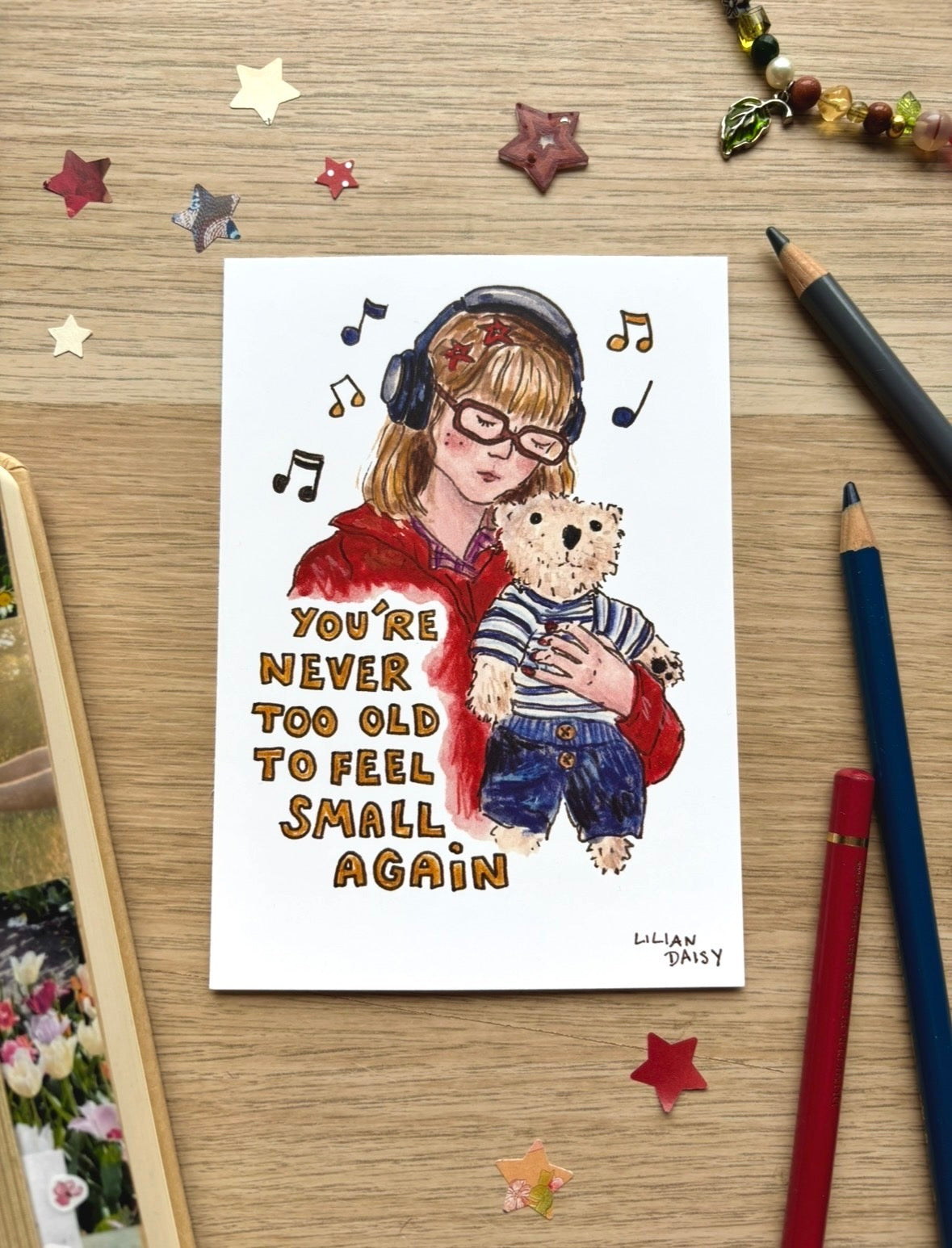 "Feeling Small" A6 Postcard Print