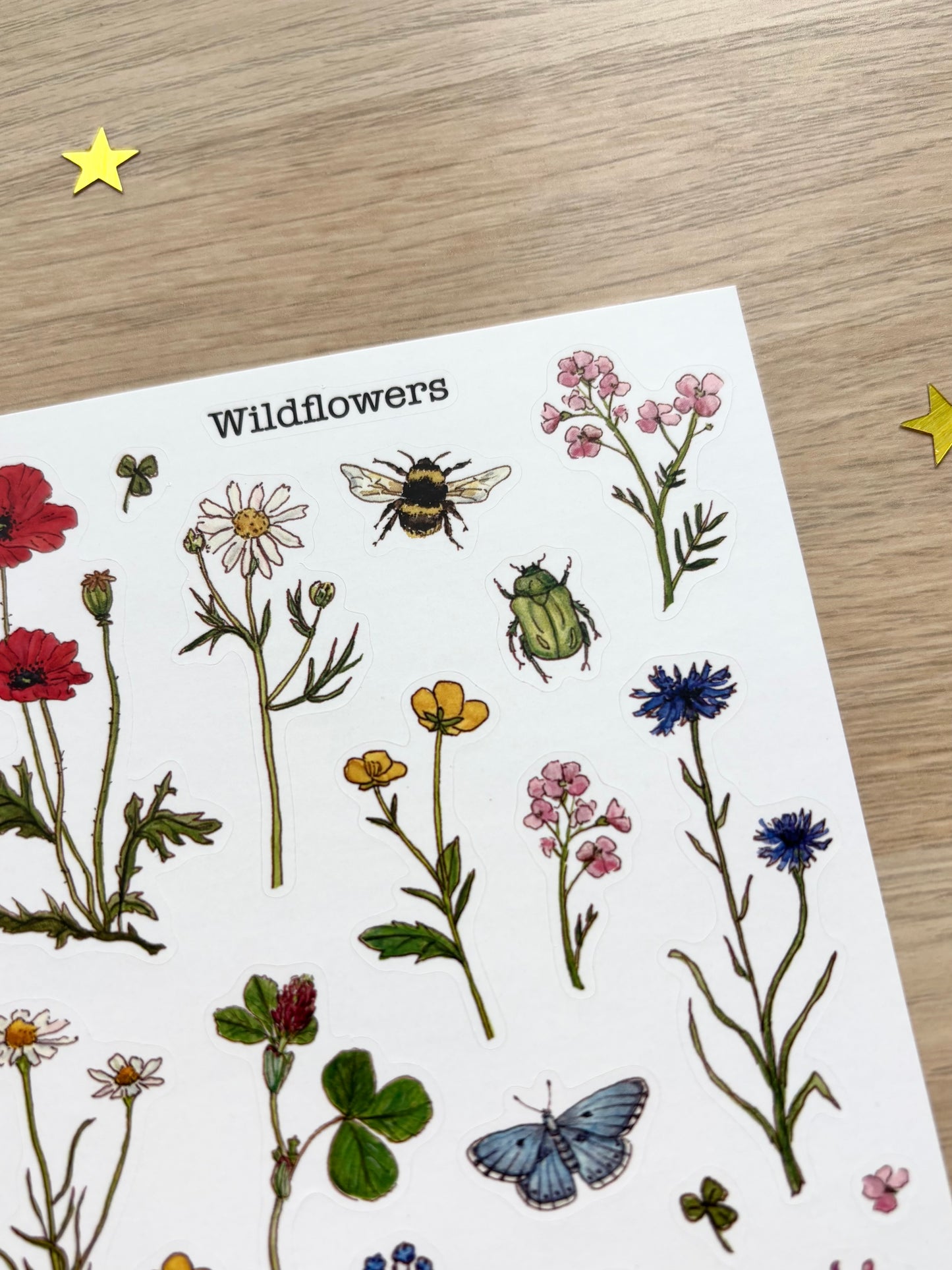 "Wildflowers" Sticker Sheet