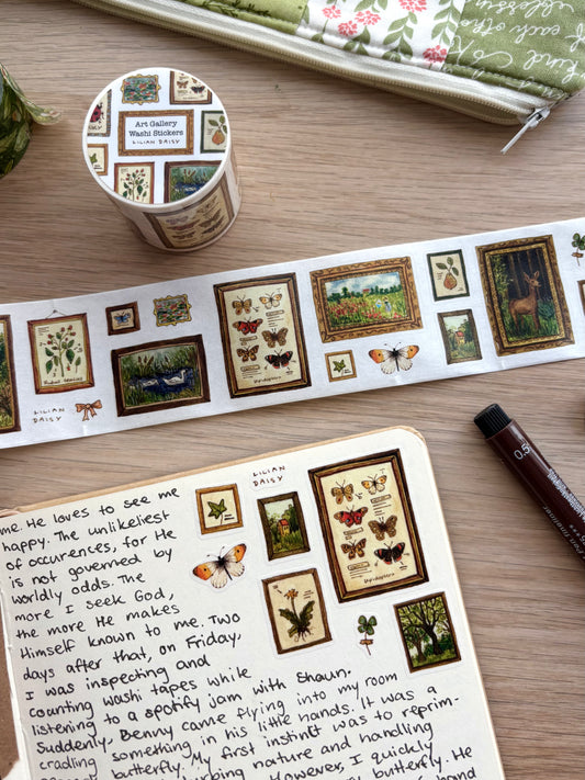 "Art Gallery" Washi Stickers