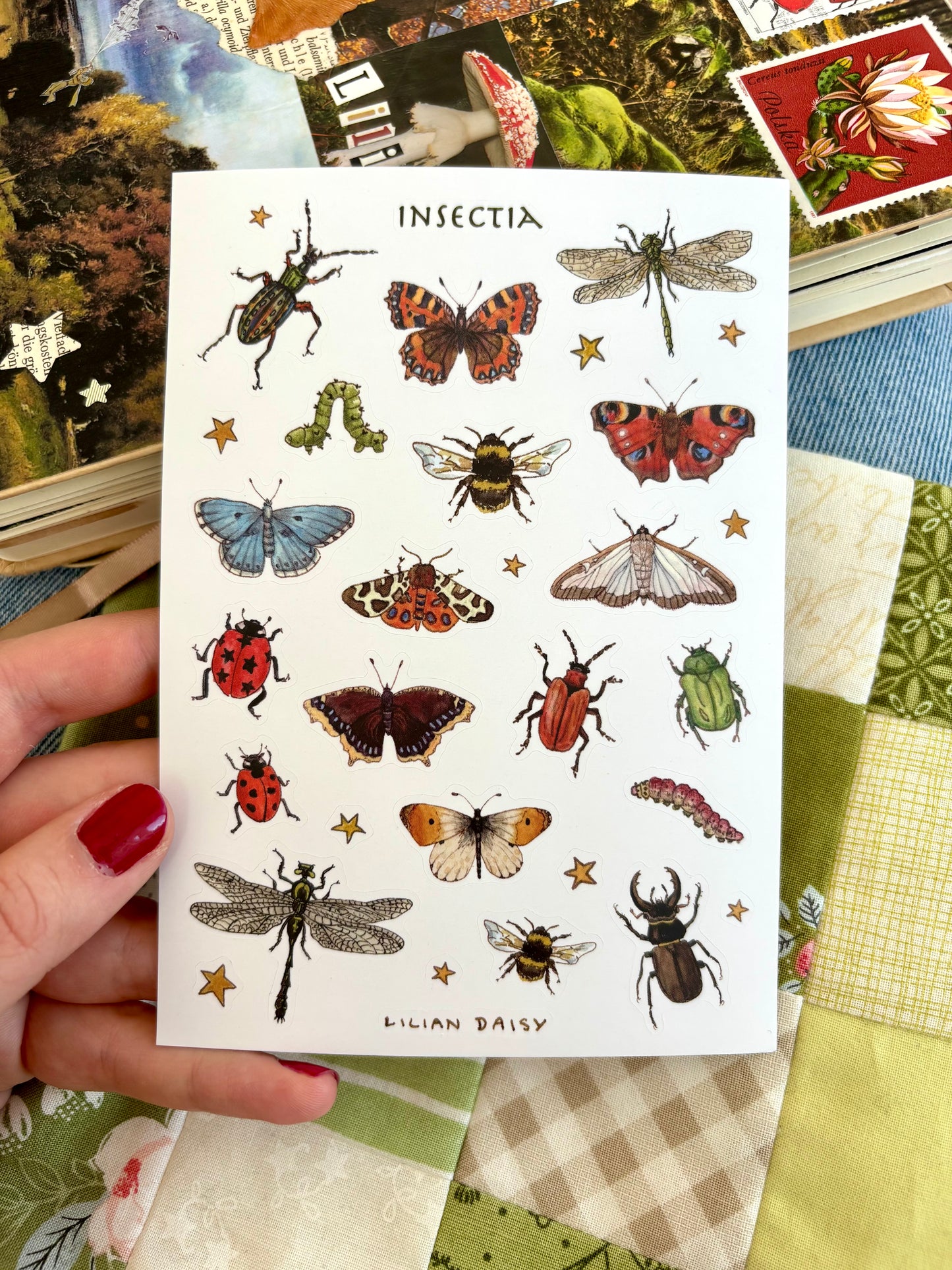 "Insectia" Sticker Sheet