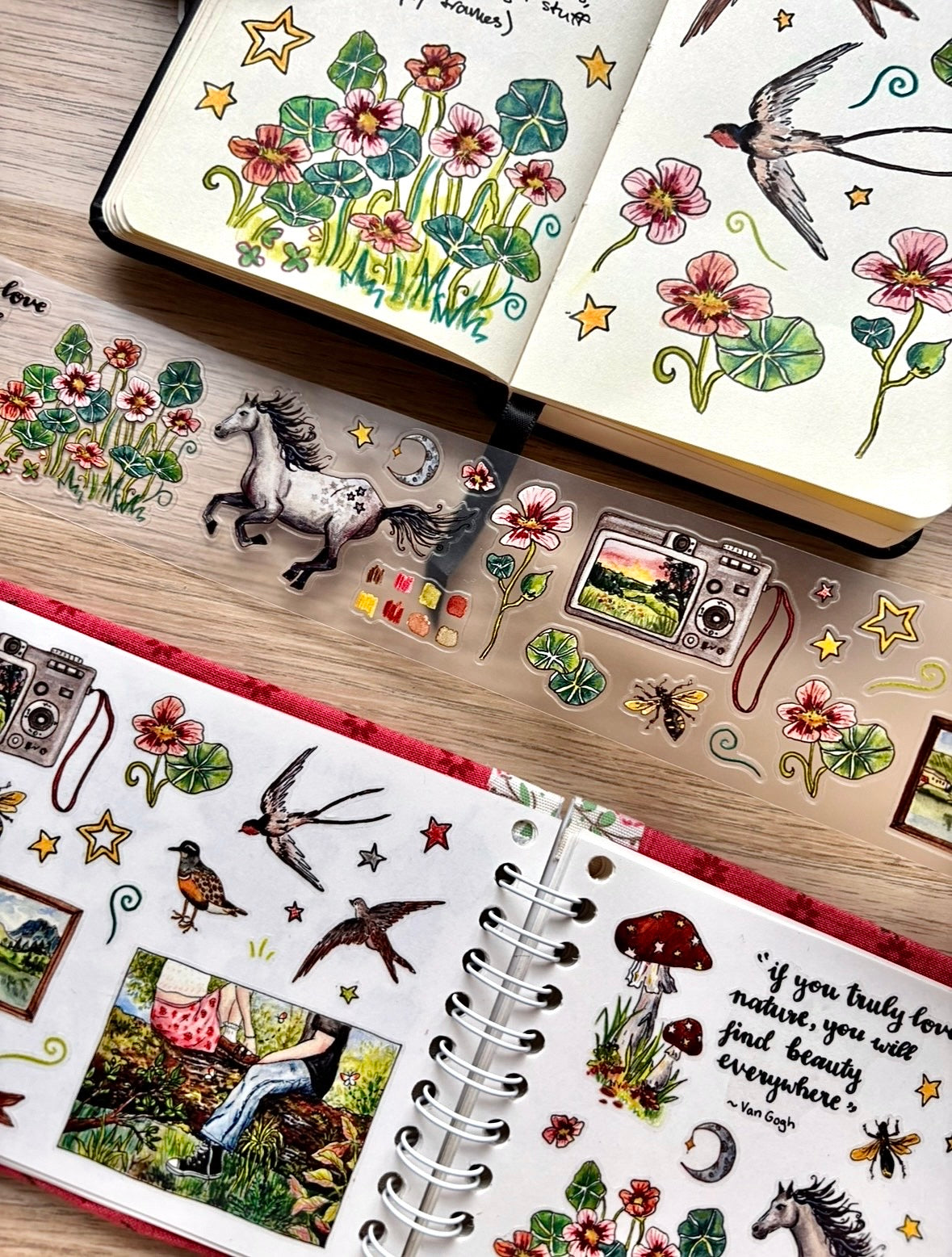 "Exploring" PET Stickers