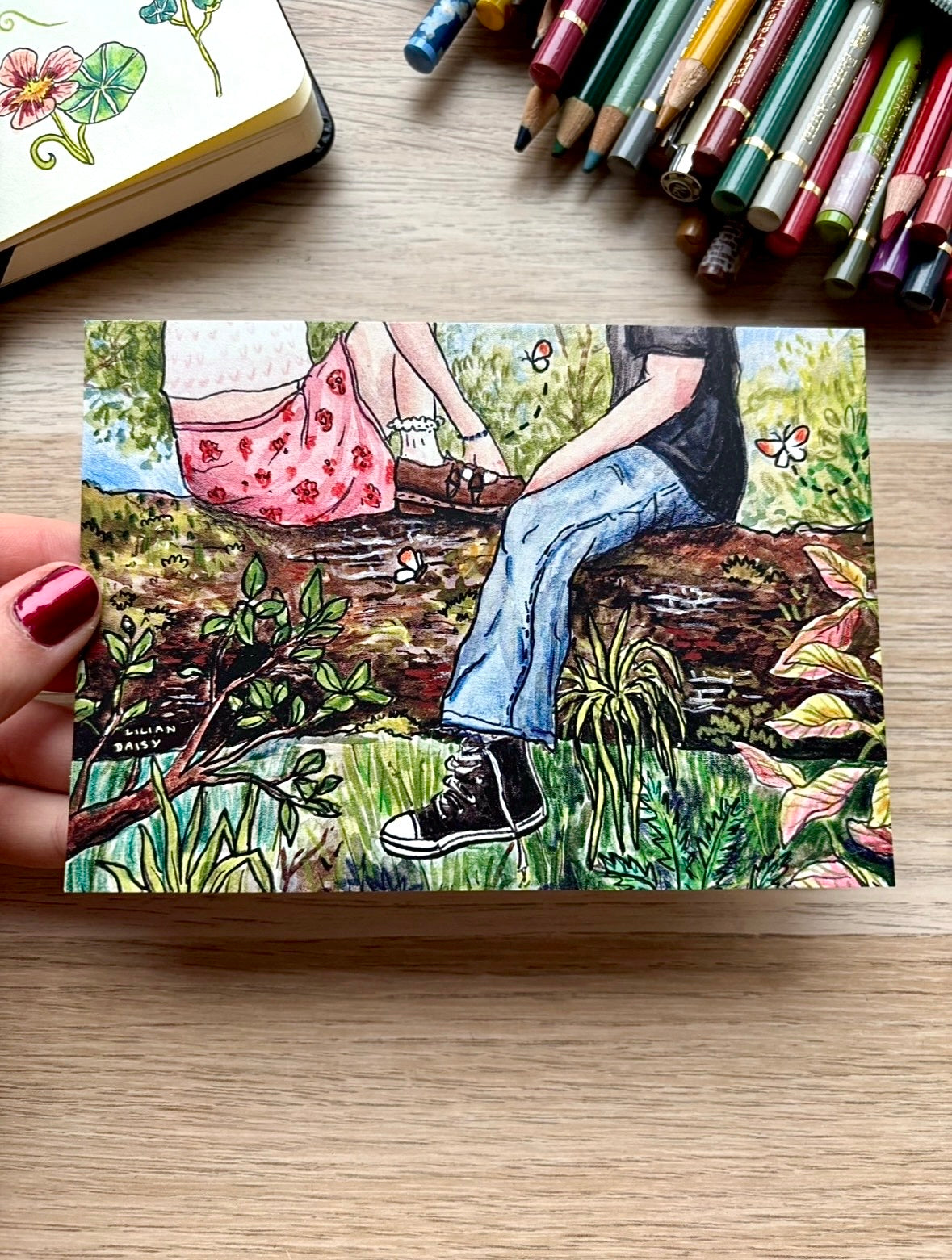 "In the forest" A6 Postcard Print