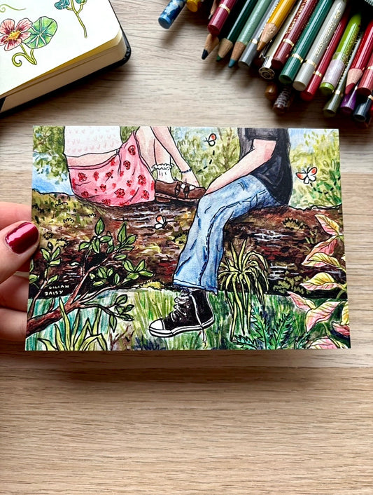 "In the forest" A6 Postcard Print