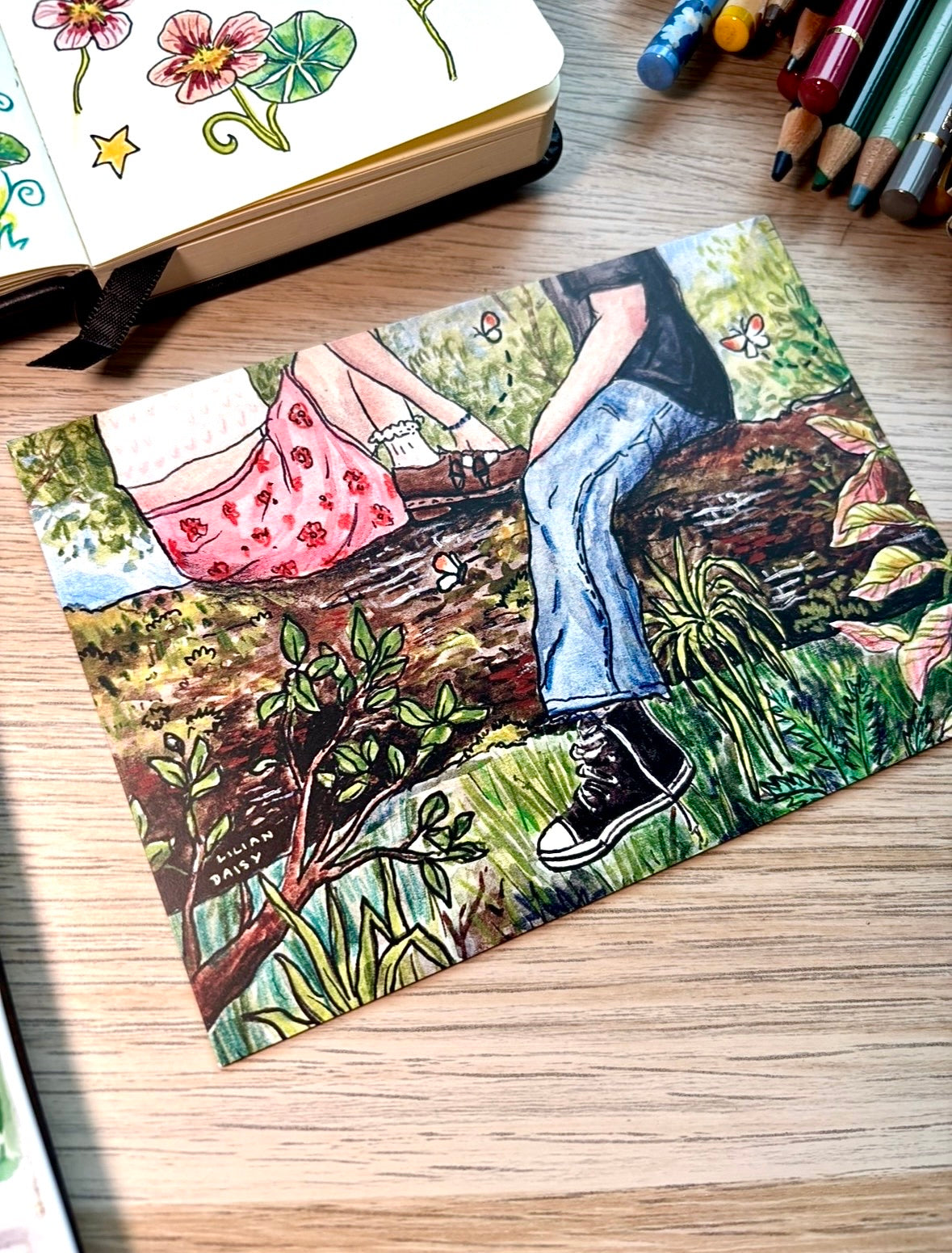 "In the forest" A6 Postcard Print