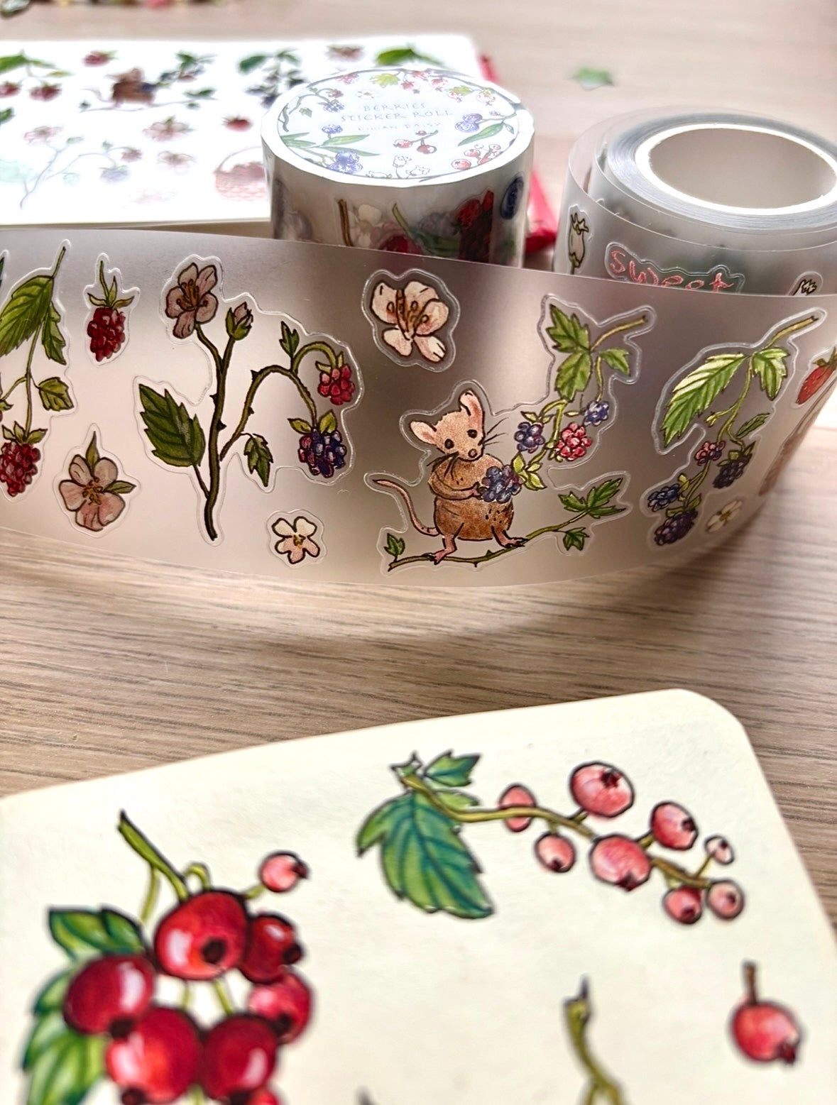 "Berries" PET Stickers