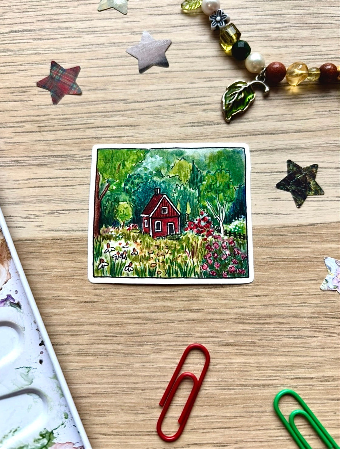 "Cottage" Vinyl Sticker