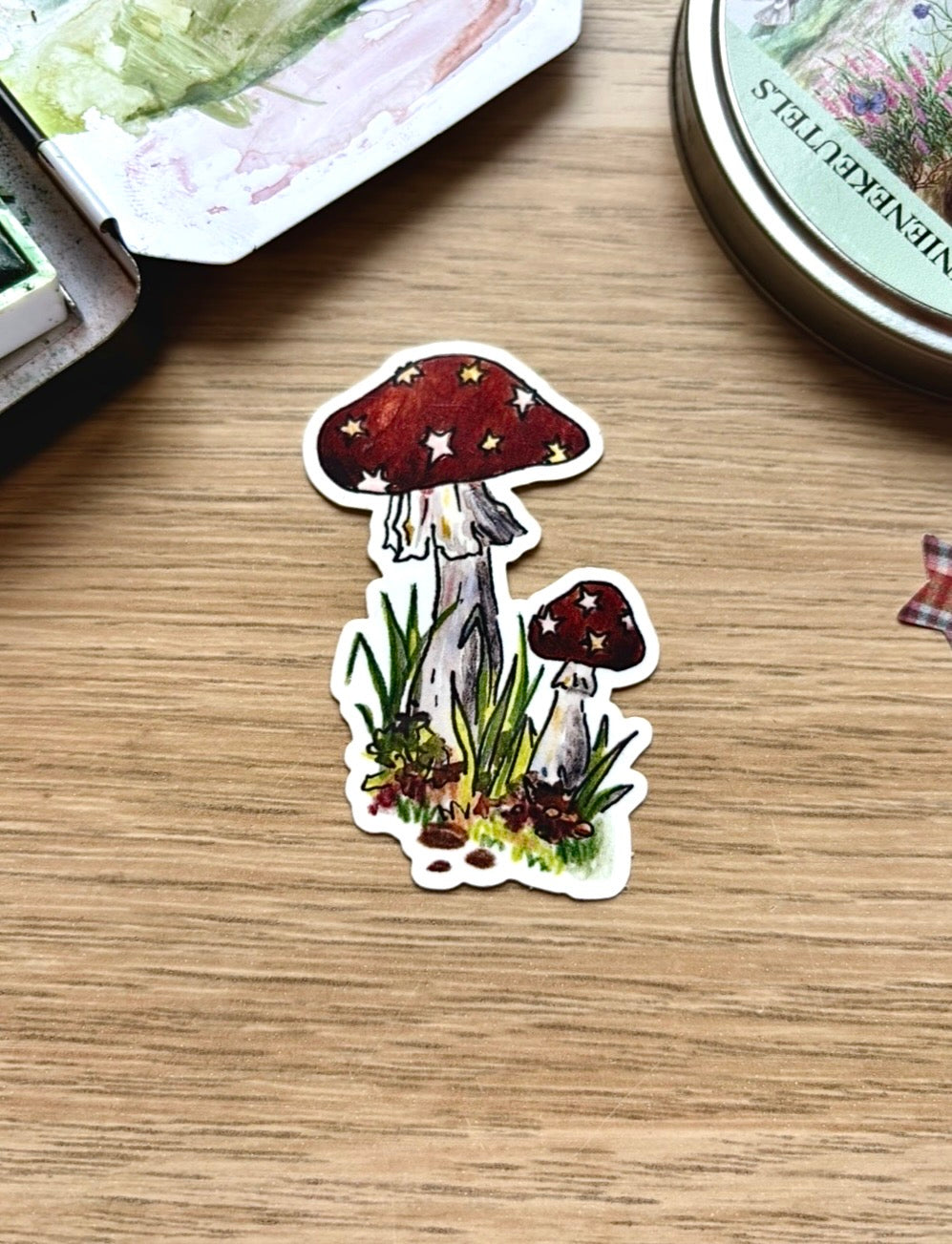 "star mushrooms" Vinyl Sticker