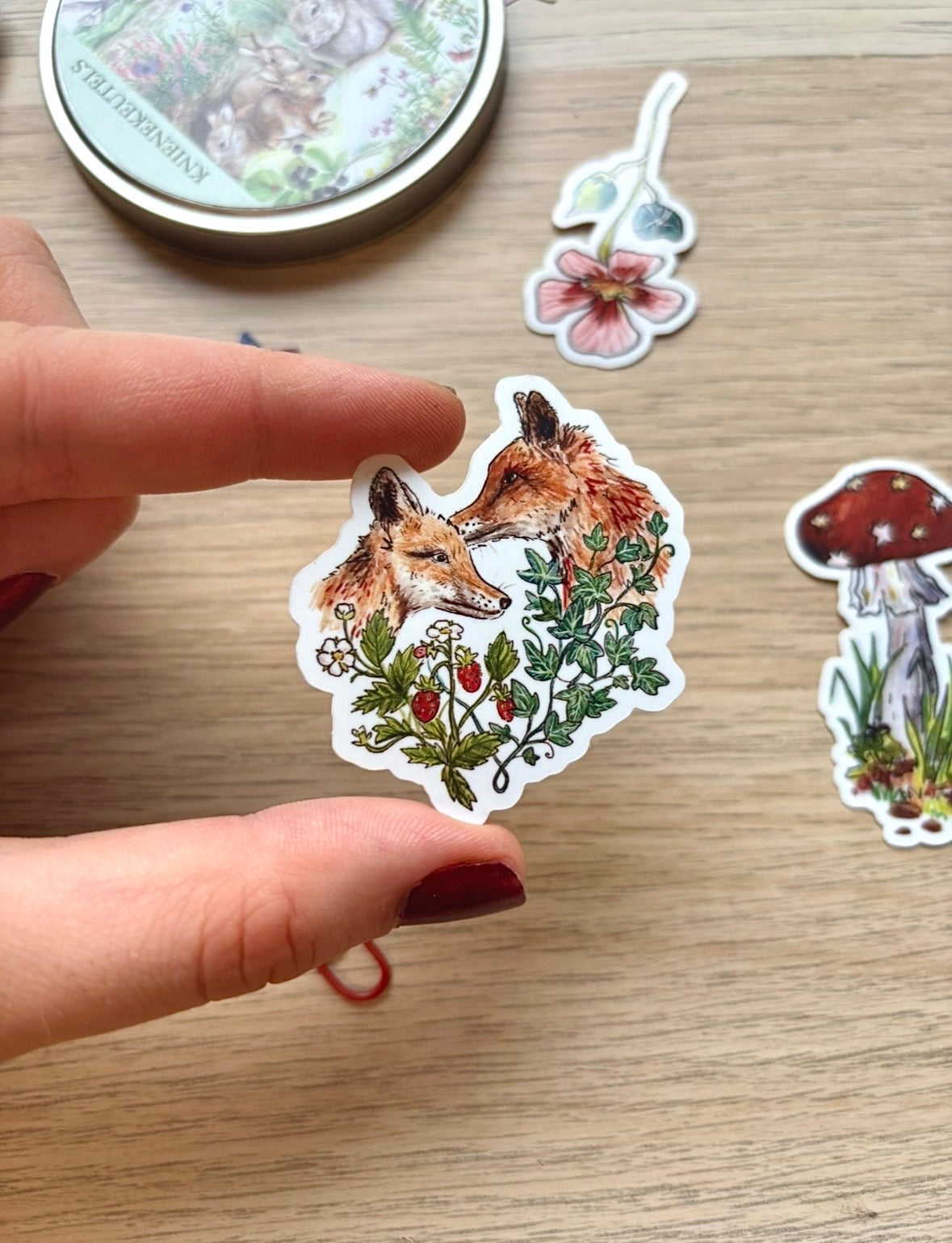 "Foxes" Vinyl Sticker