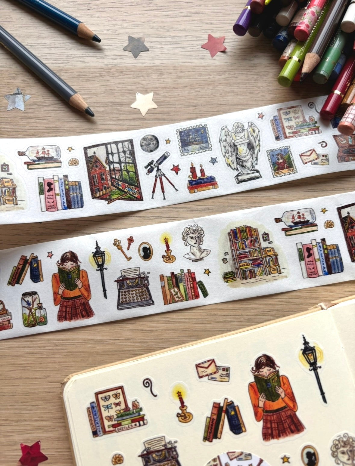 "Academia" Washi Stickers
