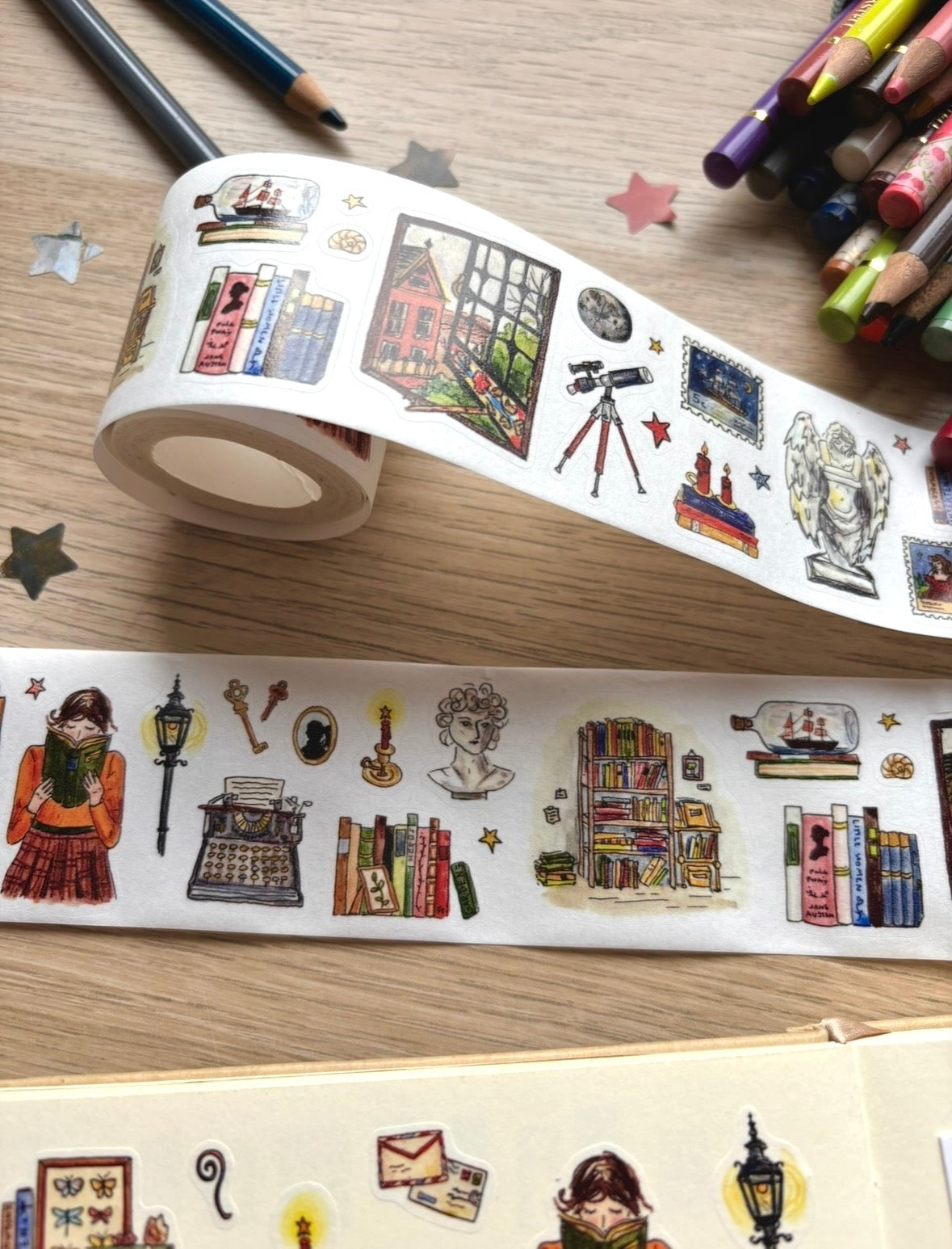 "Academia" Washi Stickers