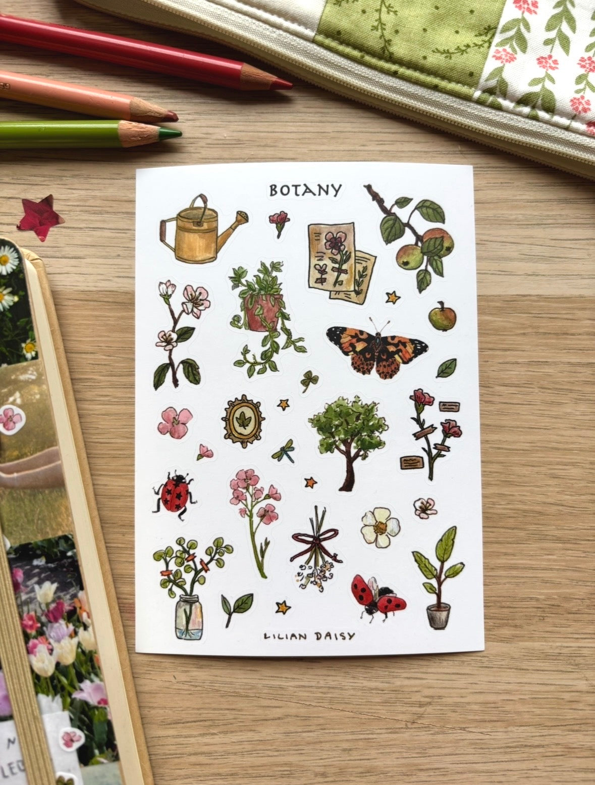 "Botany" Sticker sheet