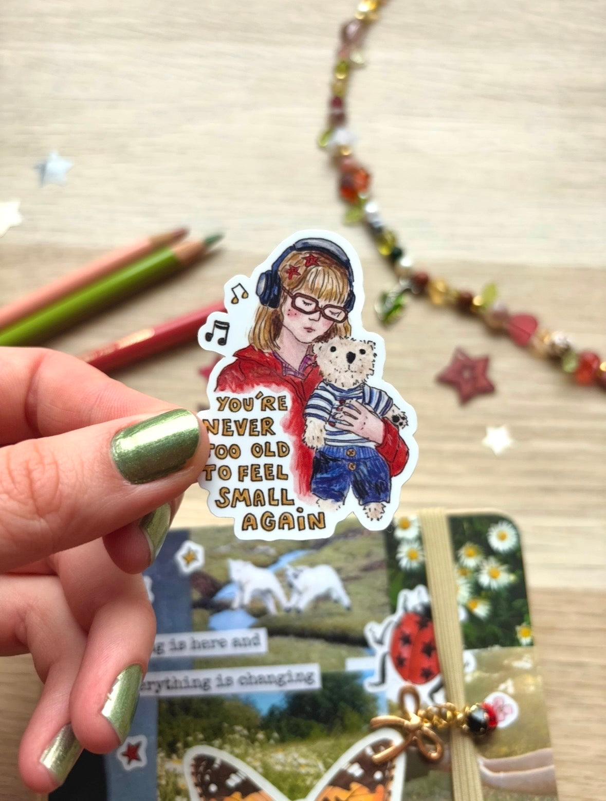 "Feeling Small" Vinyl Sticker