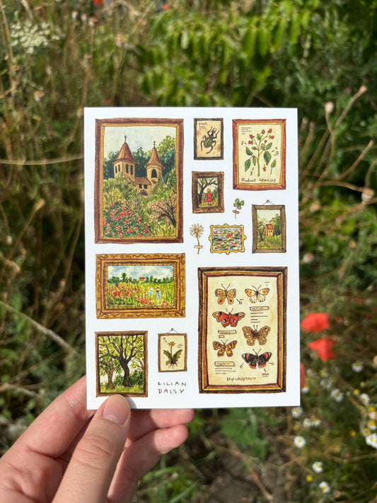 "Art Gallery 1" A6 Postcard Print