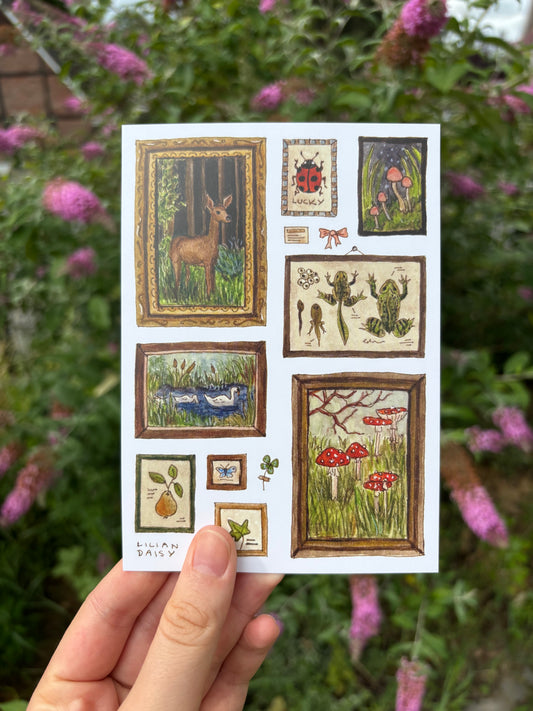"Art Gallery 2" A6 Postcard Print
